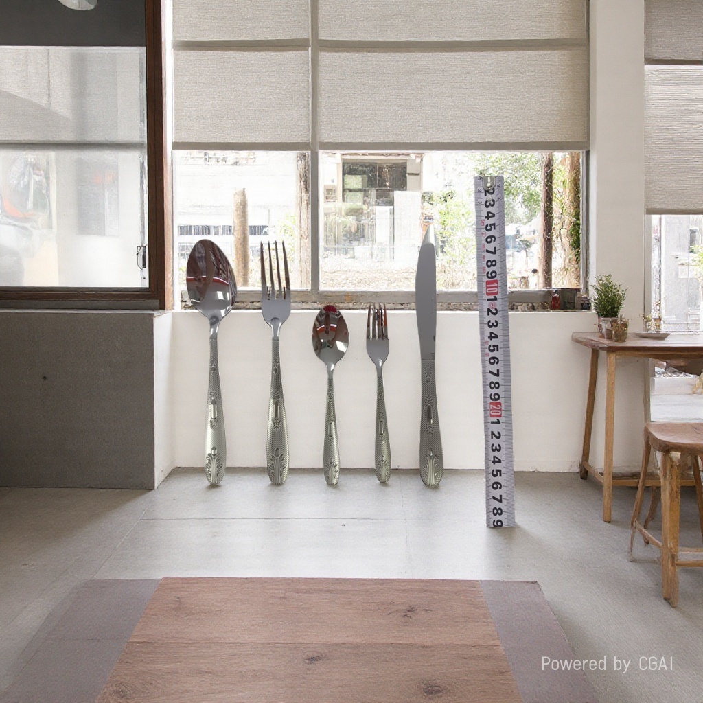 刀叉勺套装/餐具不锈钢/咖啡棒/跨境不锈钢勺子/卡通勺子刀叉产品图