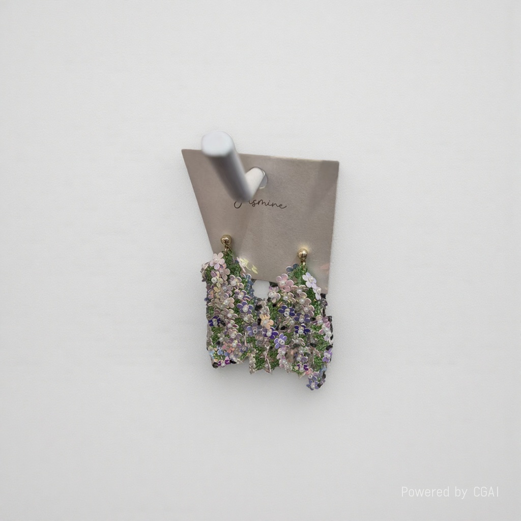 Flower earrings, breast stud, special catheter for piercing the auricle, piercing needle, accessory, piercing tool details Picture