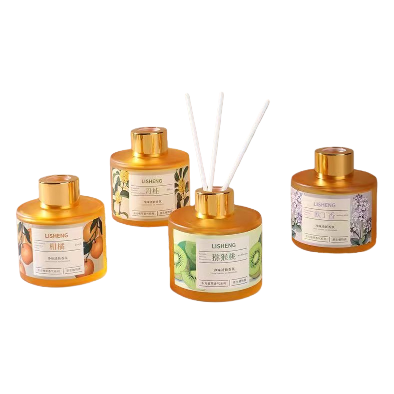 Aromatherapy bottle cosmetic packaging, top and bottom lid, middle ring perfume box, 50g cream press-type empty bottle, shampoo and body wash box