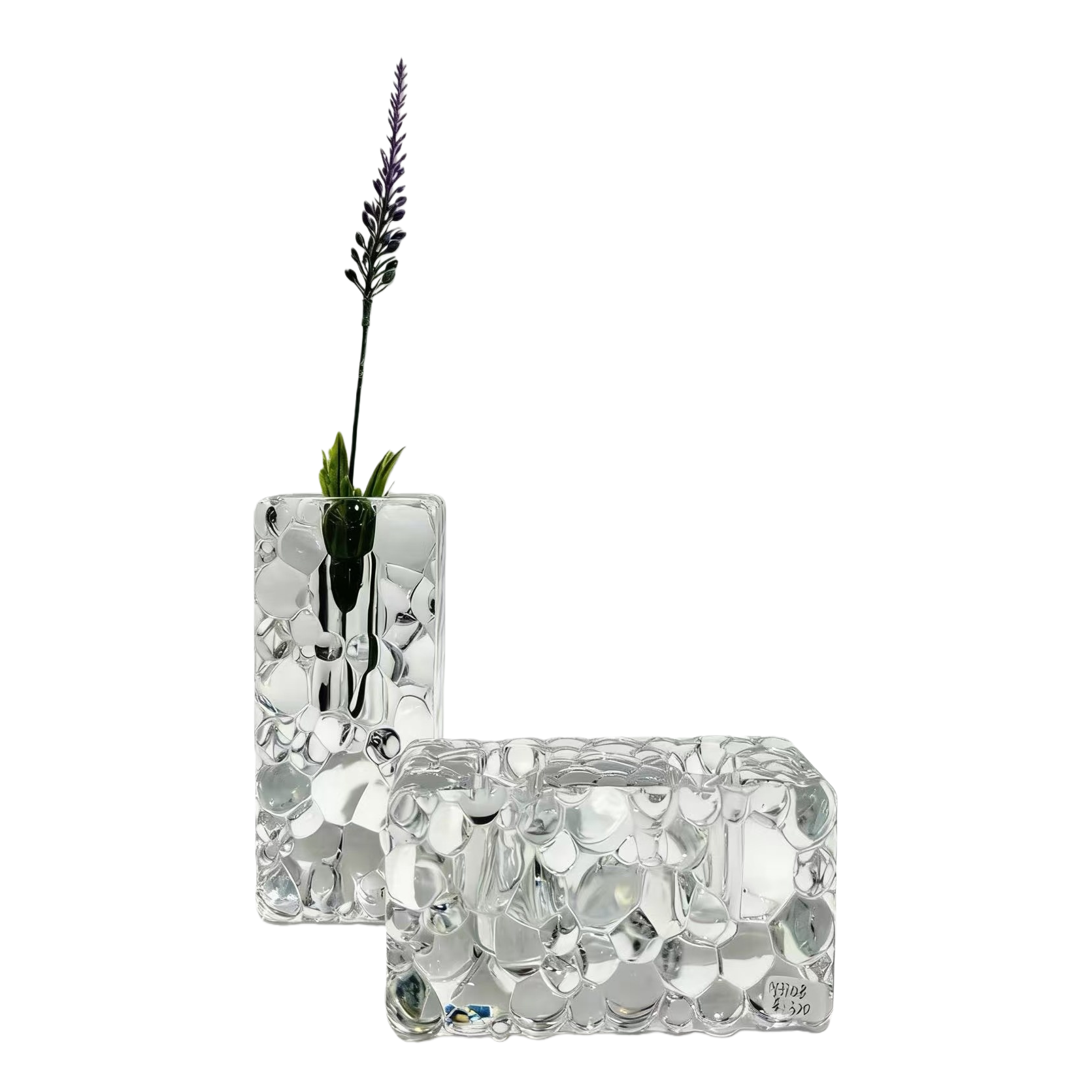 Transparent glass vases, perfume bottles, wine bottles, essential oil bottles, small glass bottles