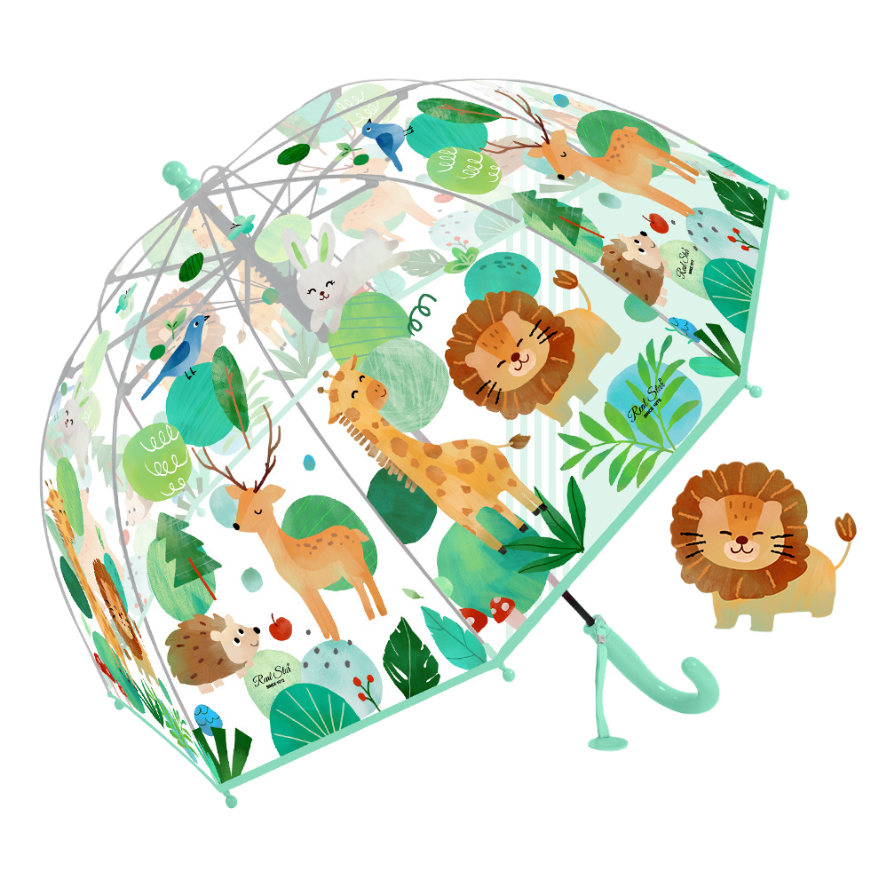 Star Baby Umbrella 015A arched Cartoon umbrella, Straight pole umbrella, children's umbrella, Transparent umbrella for Marine animals, Cute baby umbrella pic 6