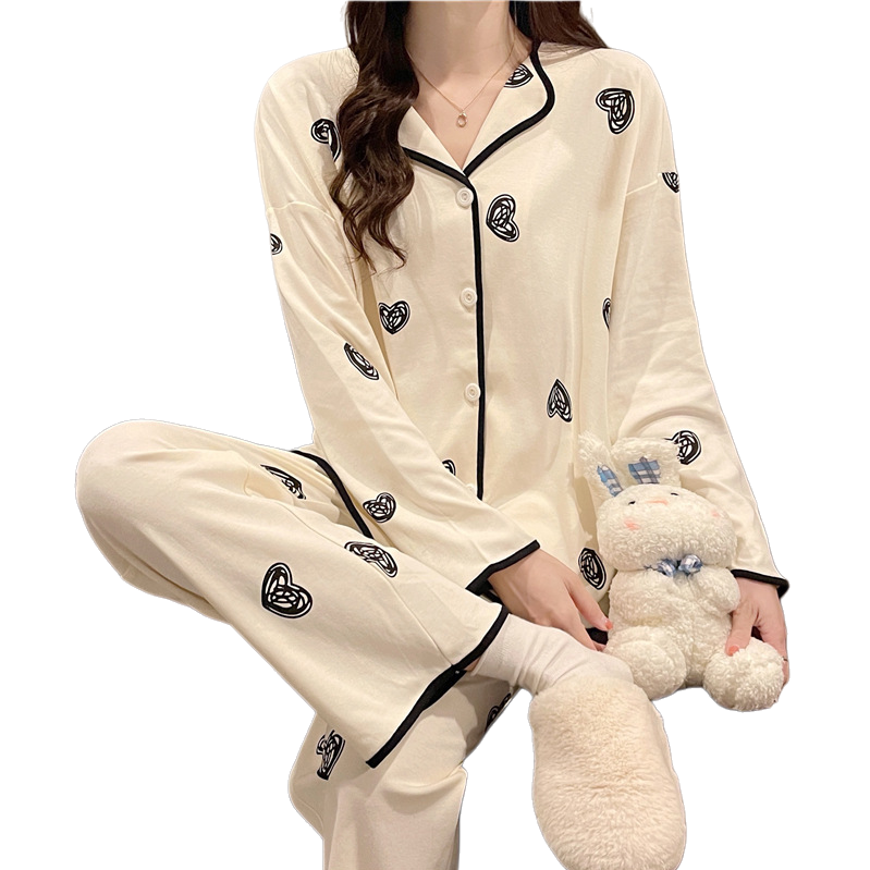 睡衣/老年睡衣开扣/睡衣女夏/睡衣女夏天冰丝/家居服白底实物图