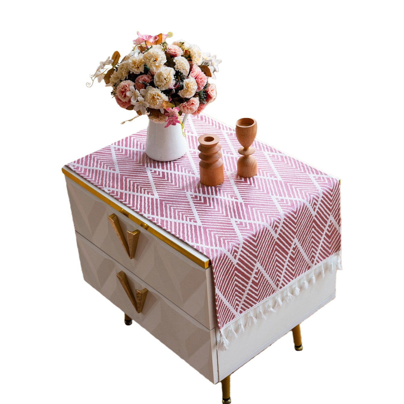 مناديل صغيرة ذات حجم مربع دائري Item Picture