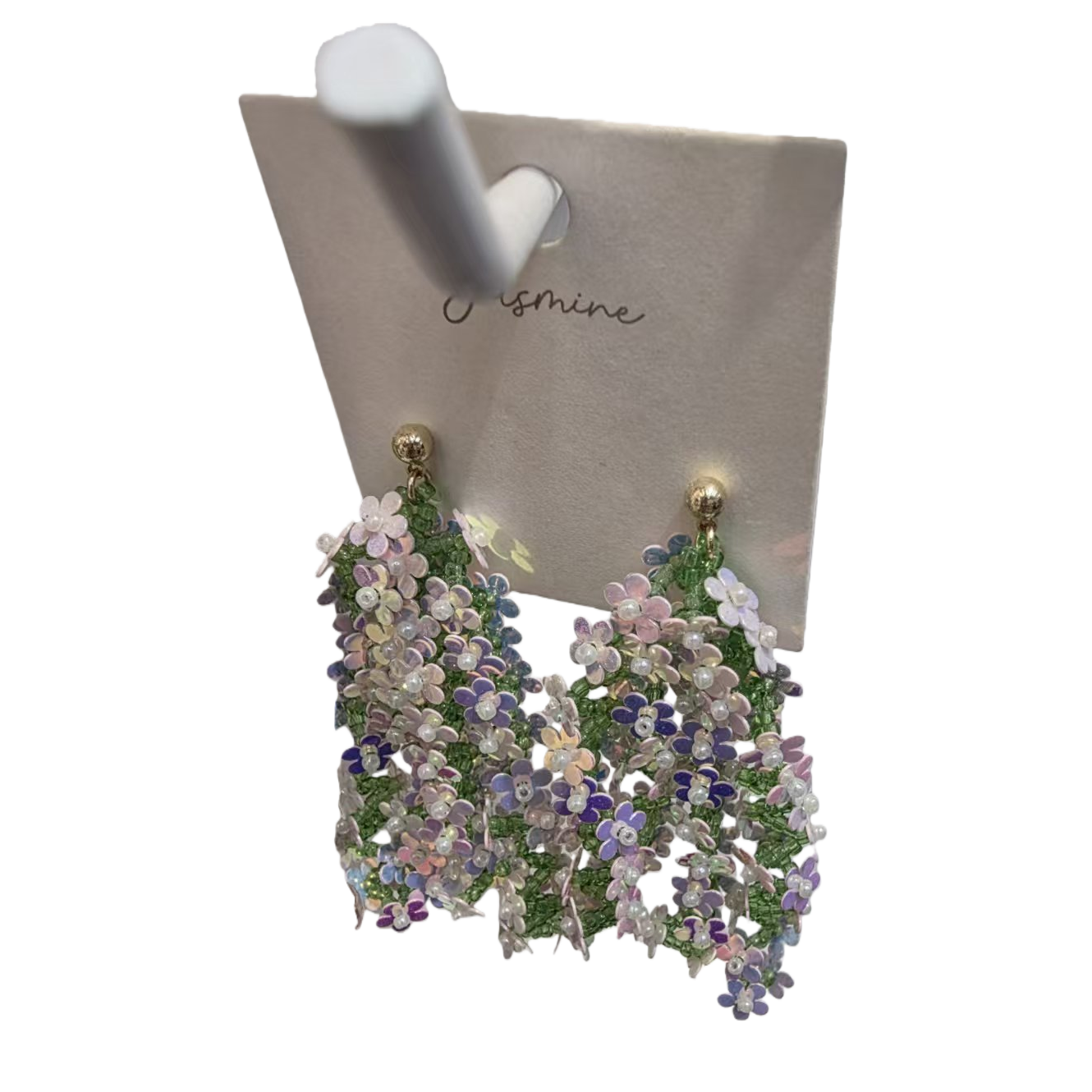 Flower earrings, breast stud, special catheter for piercing the auricle, piercing needle, accessory, piercing tool