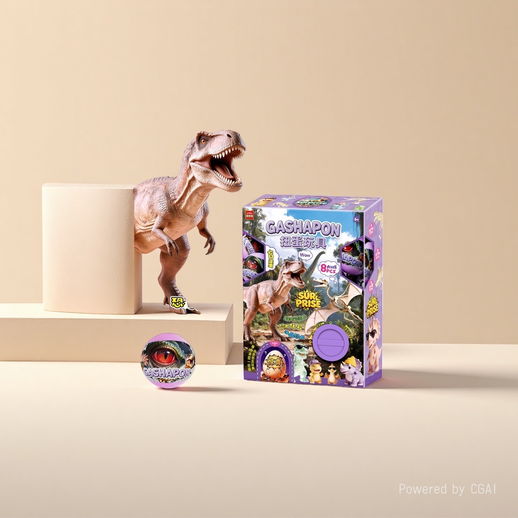 Dinosaur-themed star man blind box gacha toy blind box blind bag figurine details Picture