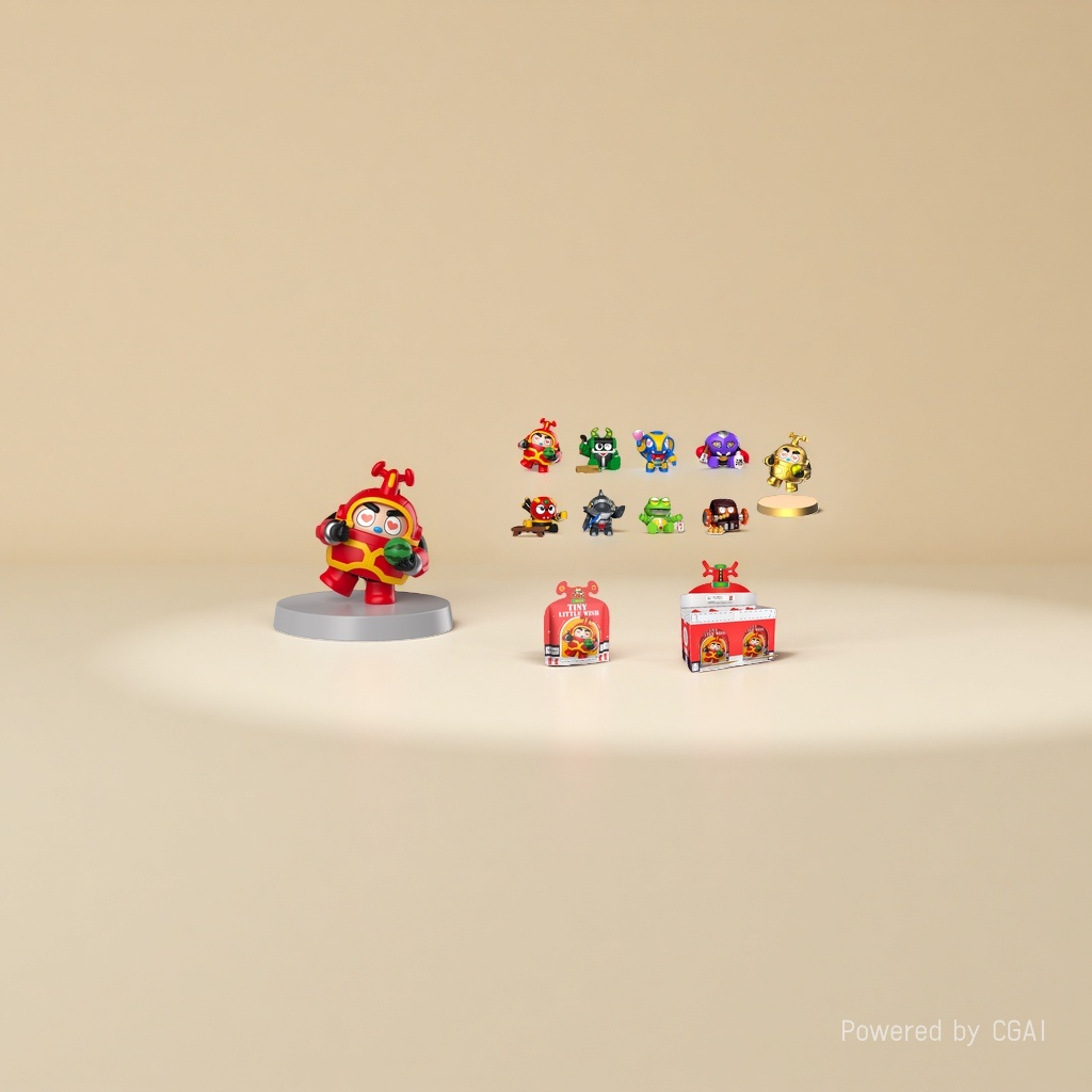 Xiaobao's Wish Cute Kabuda figurine Figurine details Picture