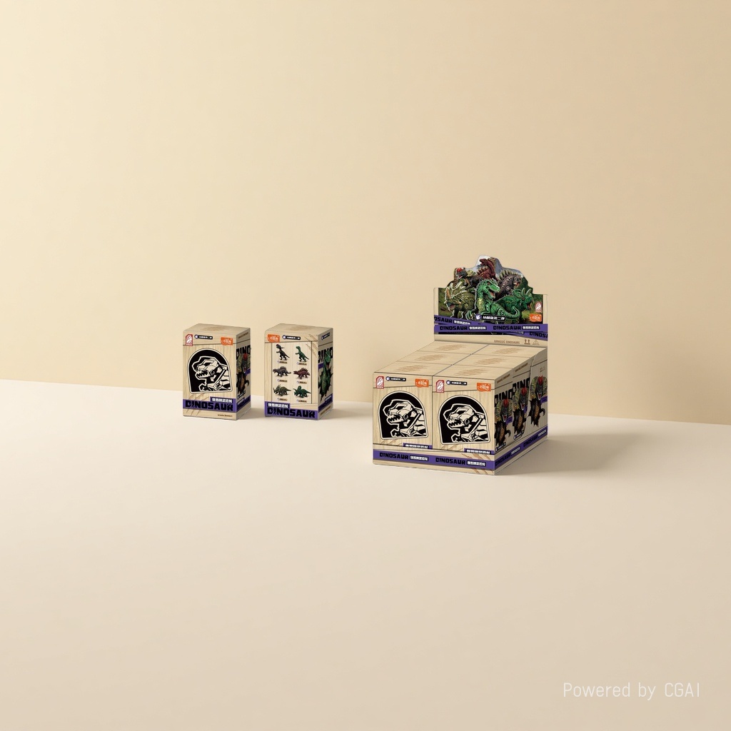 وقامت ديغرو بتركيب مجموعة من الديناصورات بلعب شبيهة بالحيوانات الأثرية بلعب منتفخة Specification image