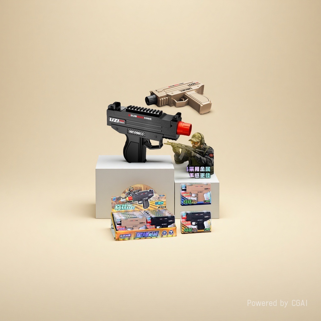 Uzuzi subfusil estilo juguetes de control remoto pistola de agua pistola de juguete juguete pistola de agua eléctrica Specification image