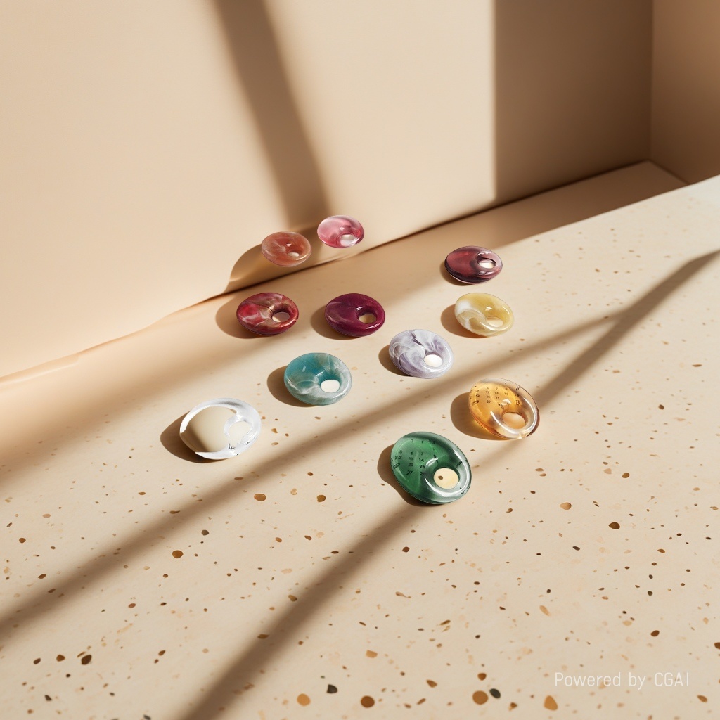 Wholesale of diy handcrafted earrings and jewelry materials for the new Japanese oval hollowed-out headwear accessories in autumn and winter details Picture