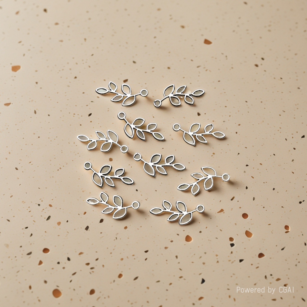diy jewelry accessories, alloy jewelry, leaf pendants can be hung on necklaces and earrings. diy jewelry accessories