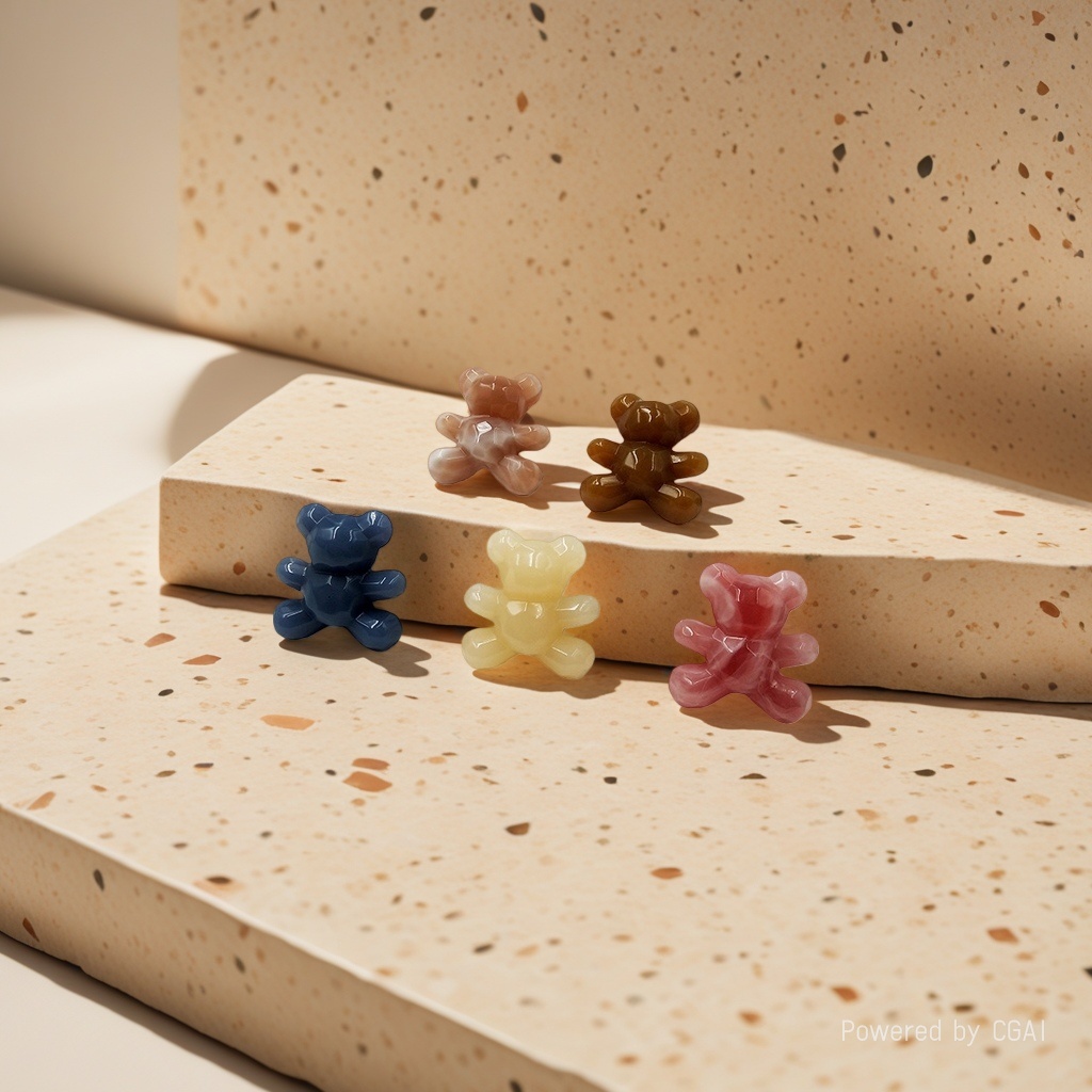 Autumn and winter new products: Acrylic Korean version bear bun hairstyle ins hair accessory, cute girl headband and hair band Application Scenario