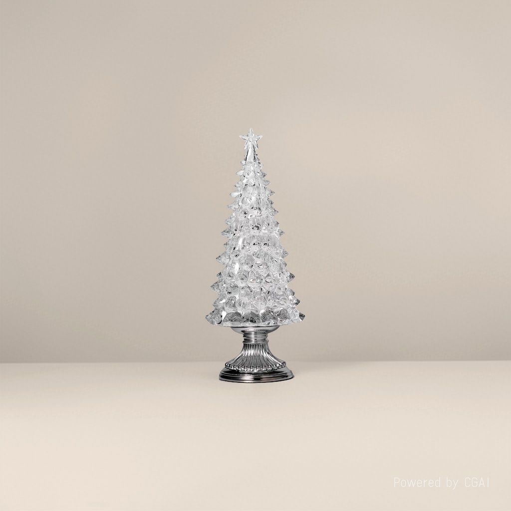 Colorful acrylic Christmas tree, Christmas gift, ground promotion LED light, table decoration, heartfelt gift details Picture