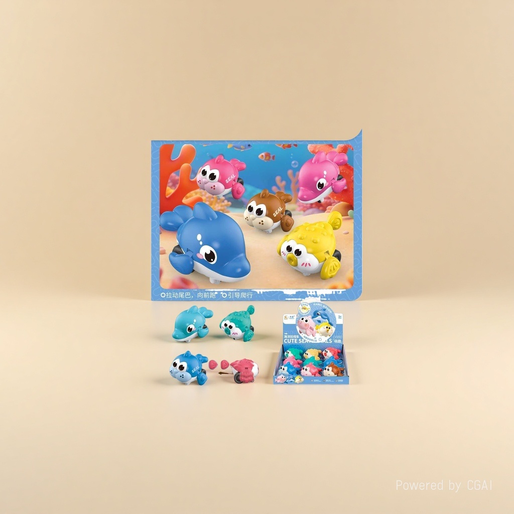 Cute Marine animal cable remote control racing toy Application Scenario