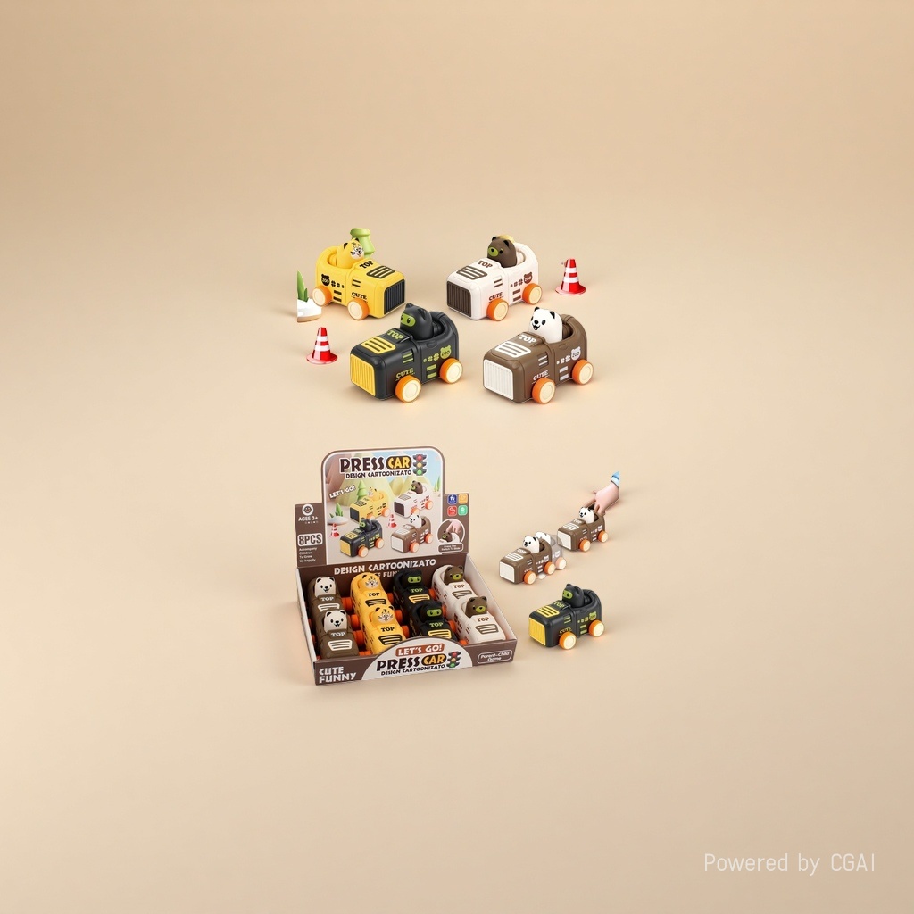 CAR Cartoon toy car set Lamborghini Gundam Train Building Blocks 1:8 Specification image