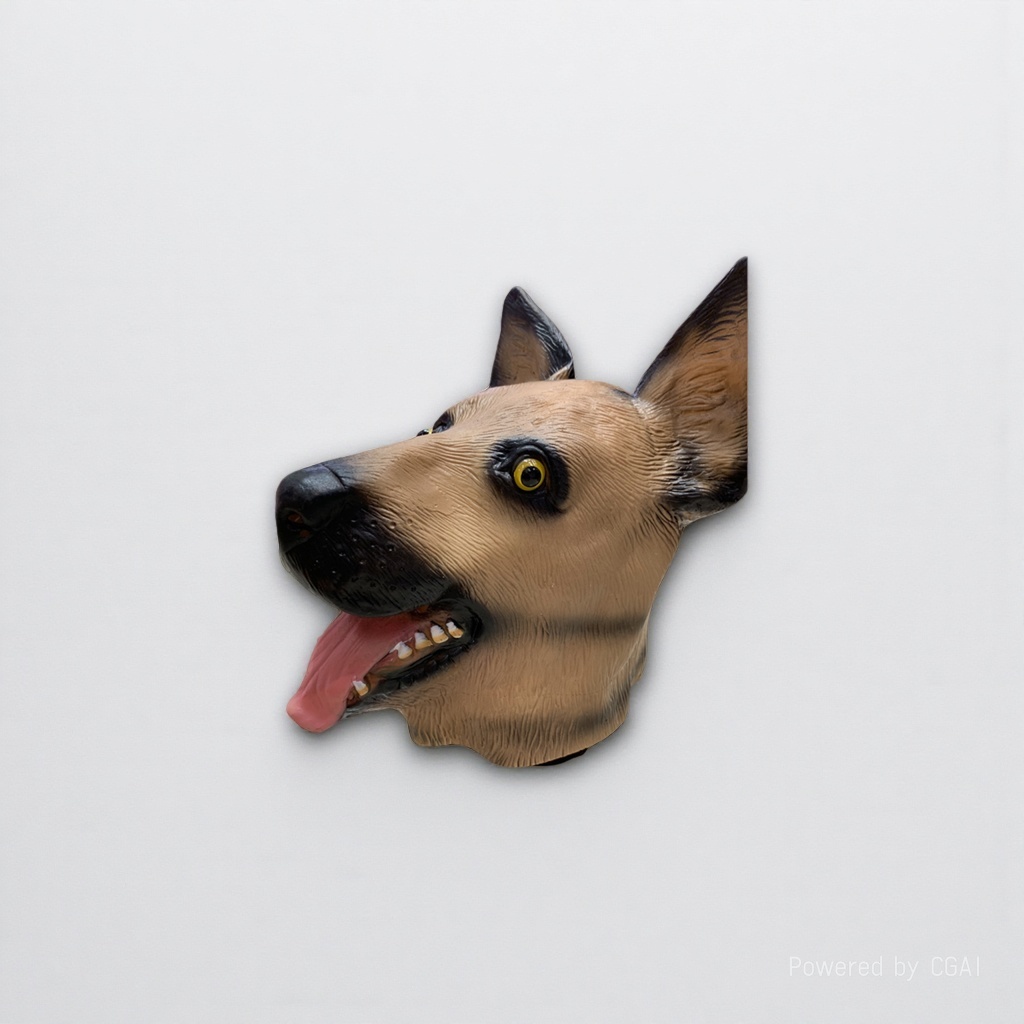 Dog-head glowing cheering mask, inflating stick, gender revelation, photo props details Picture