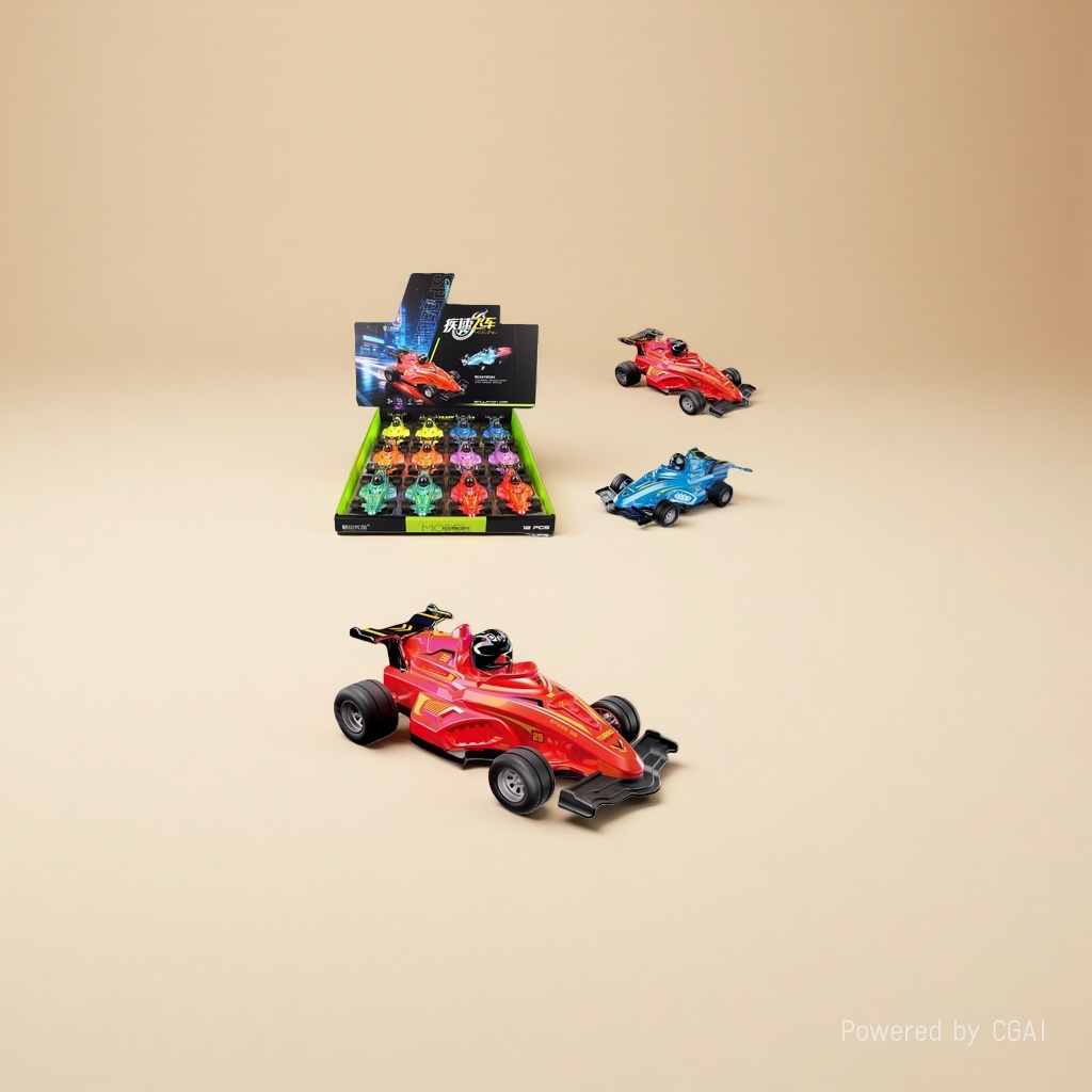 Speed Racing car, inertial sports car toy set, six-zone spinning ball, electric remote control toy, robot dog, children's toy