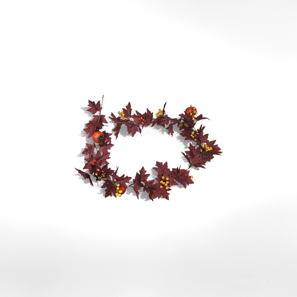 Autumn decorative garlands, artificial plastic flower figures, fake flowers Application Scenario