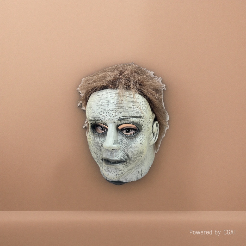 Horror clown Peking Opera mask Pulp Green Hair Halloween Mask 103642052 Specification image