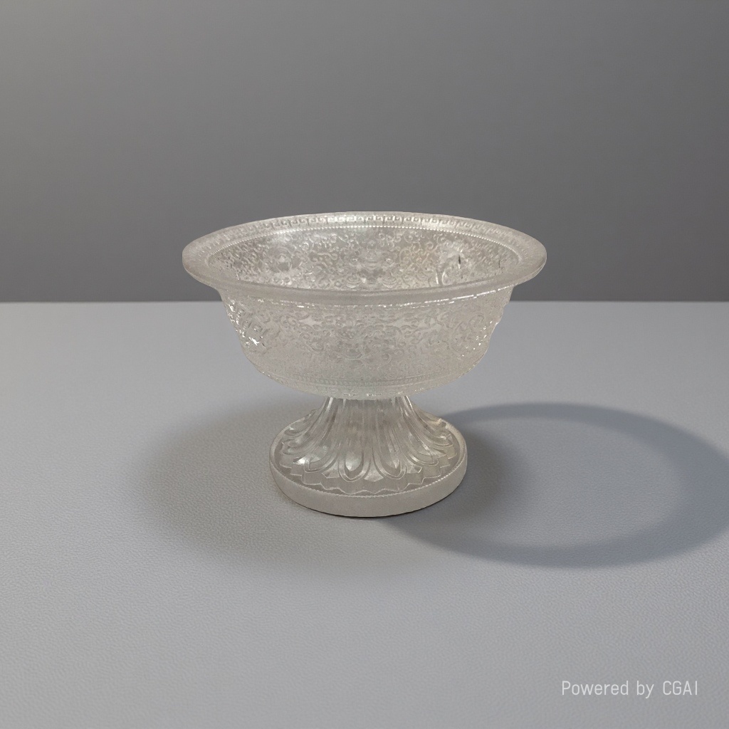 Eight offerings before the Buddha: Water offering cup, holy water cup, water offering bowl, water offering cup, Buddha offering cup, glazed seven-color butter lamp, candlestick details Picture