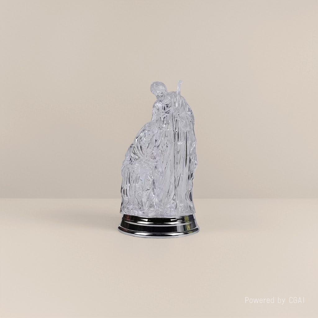 A transparent crystal handicraft of the Sagrada Familia statue, a night light decoration Application Scenario