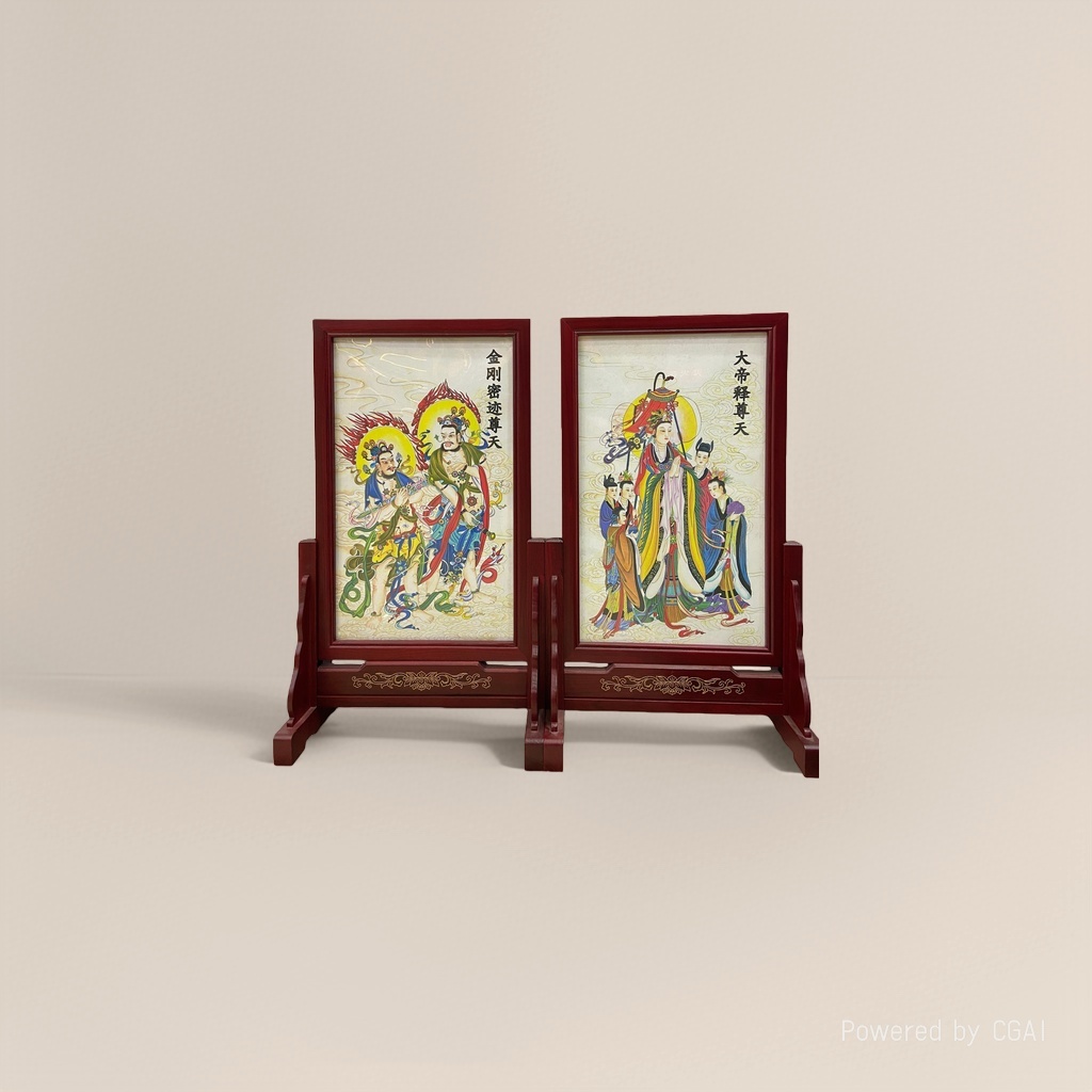 The manufacturer produces twenty-four camphor wood celestial ornaments, water and land painting decorative items, and Suzhou handcrafted silk fabric handicrafts Specification image