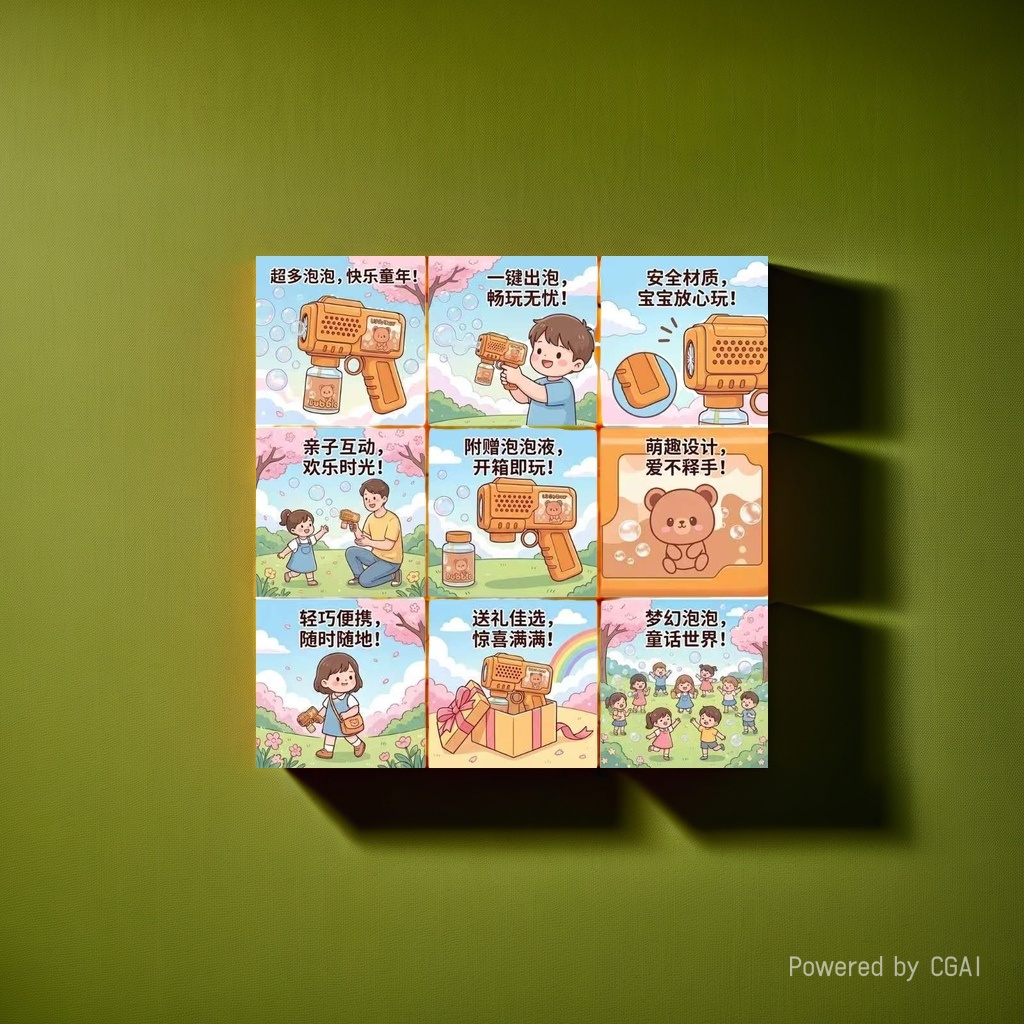 泡泡玩具实物图