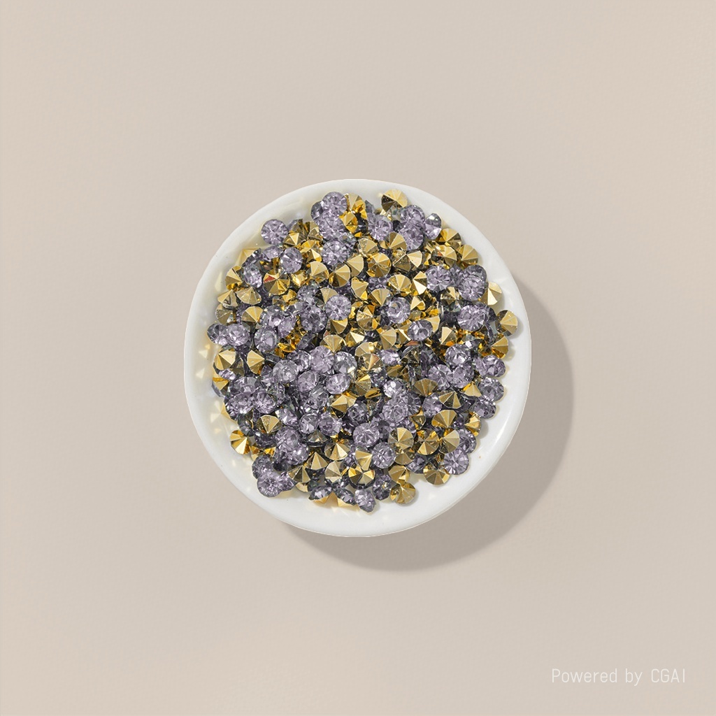Epoxy pointed diamond bottom violet Specification image