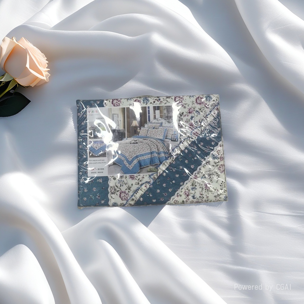 Pure cotton bedding set of four pieces, quilt set of four pieces, home textile bedding 114110555 Specification image