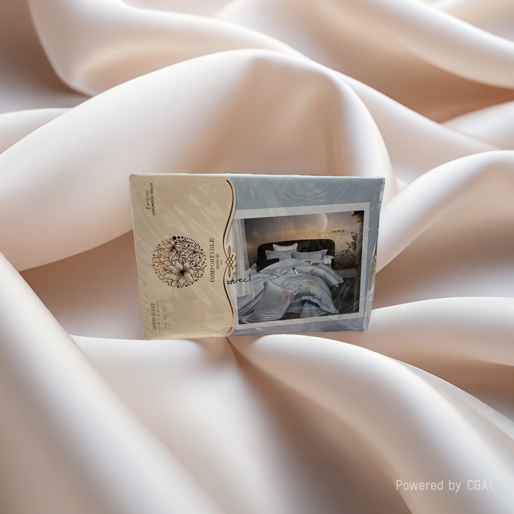 Silk four-piece set, bedding, duvet cover, bed sheet four-piece set Specification image