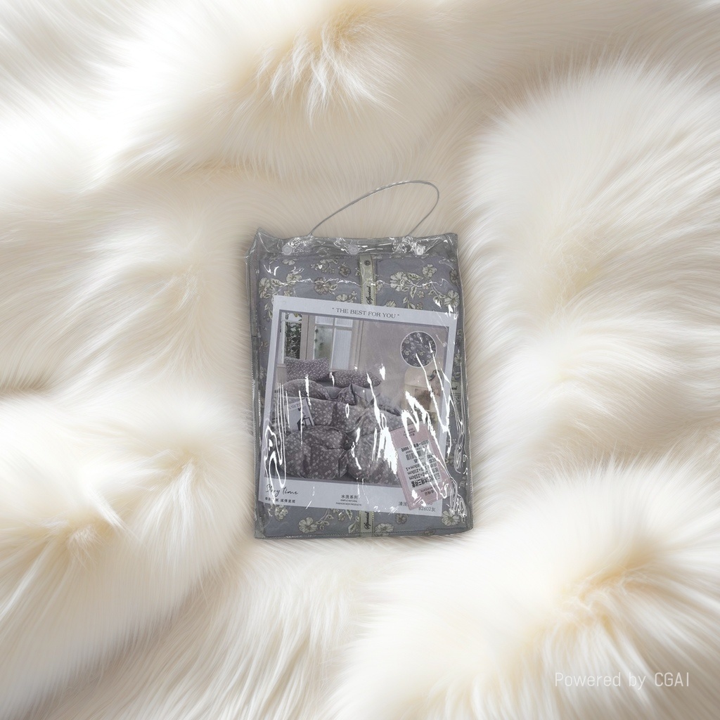 PE transparent flat bag, zipper bag, fresh-keeping bag, PVC six-zone packaging bag, special bag for bedding sets details Picture