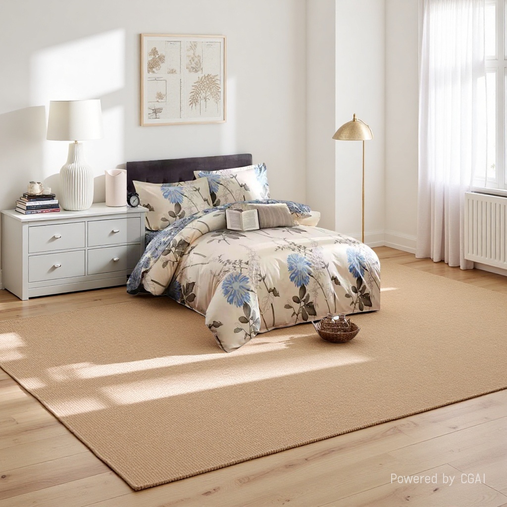 وحزم أربع قطع من القطن الكامل المسطحة بالألوان تبلغ نحو 115536371 1. Specification image