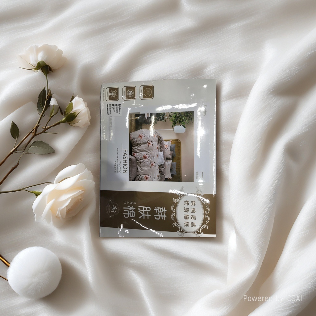 Pure cotton bedding four-piece set, bedding kit, quilt home textile set details Picture