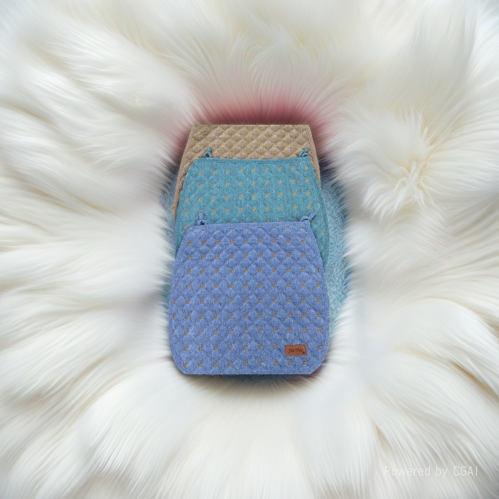 Handshow quilted fabric buttocks cushion, student sponge chair cushion, table foot cushion