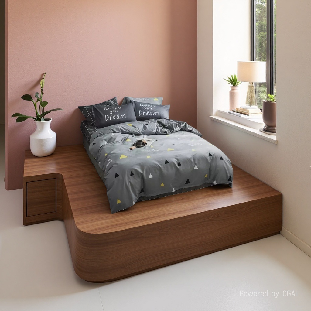 The wedding bedding set 2026 is a four-piece pure cotton wedding home textile furniture set details Picture