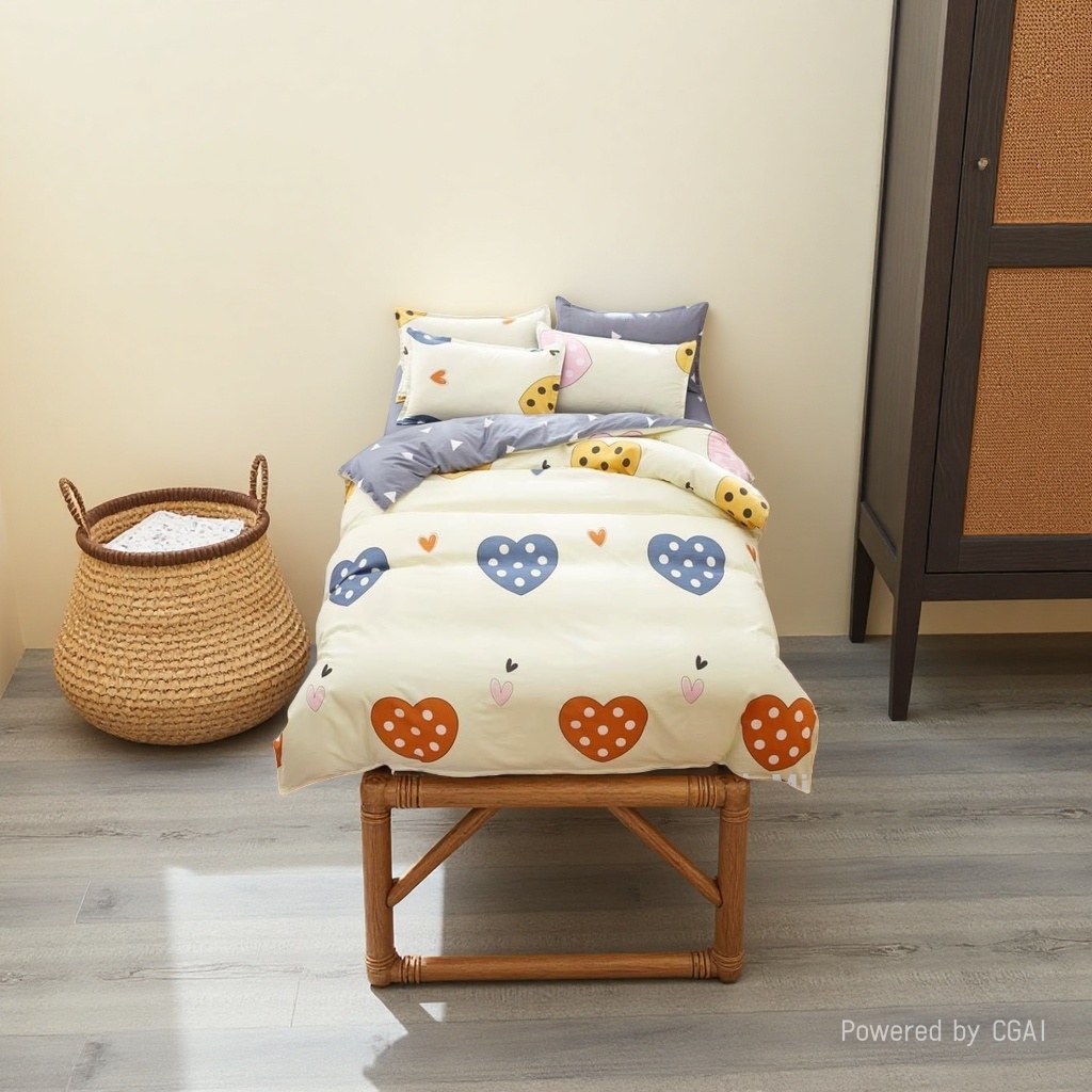 Pure cotton bedding four-piece home textile quilt set details Picture