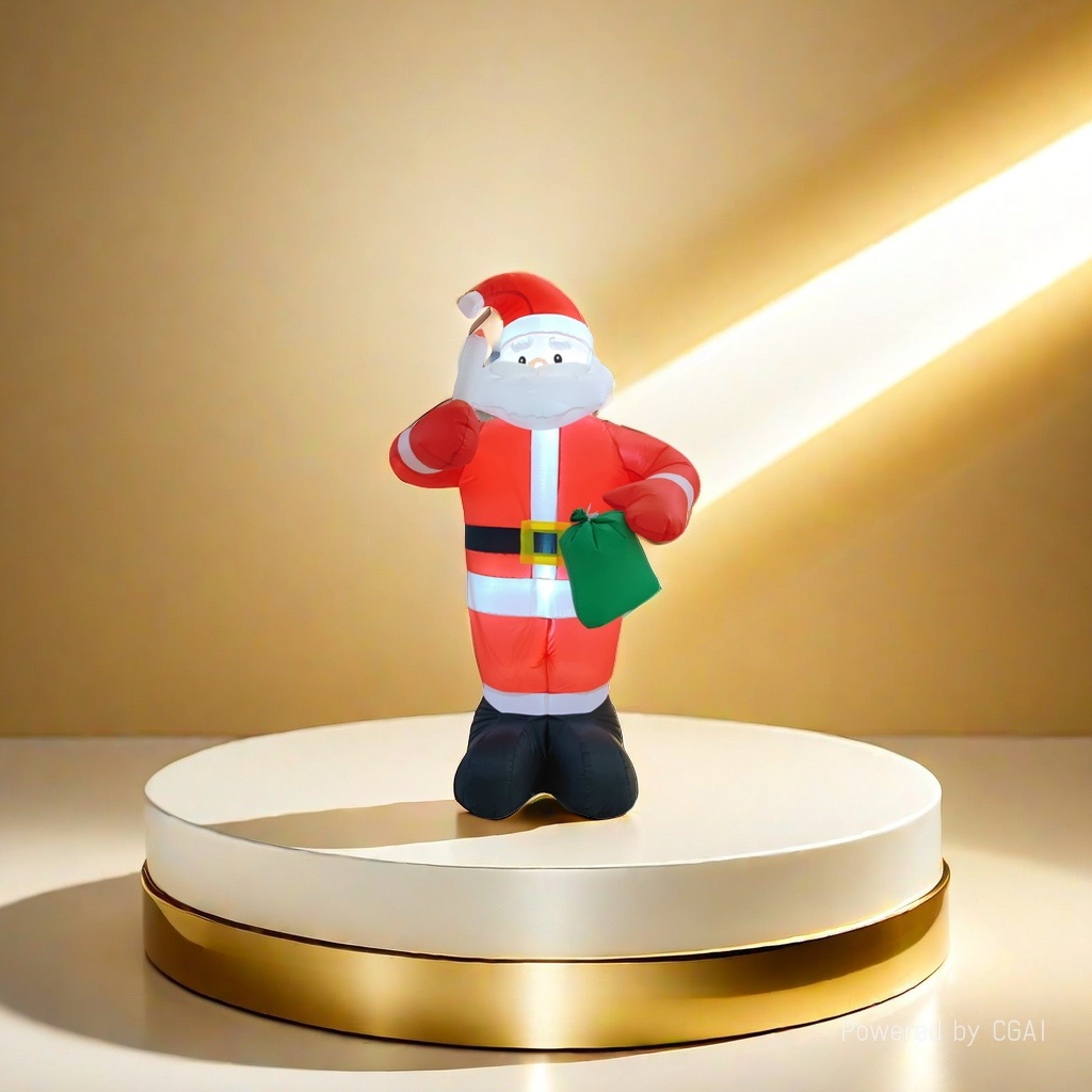Cartoon Santa Claus inflatable doll Specification image