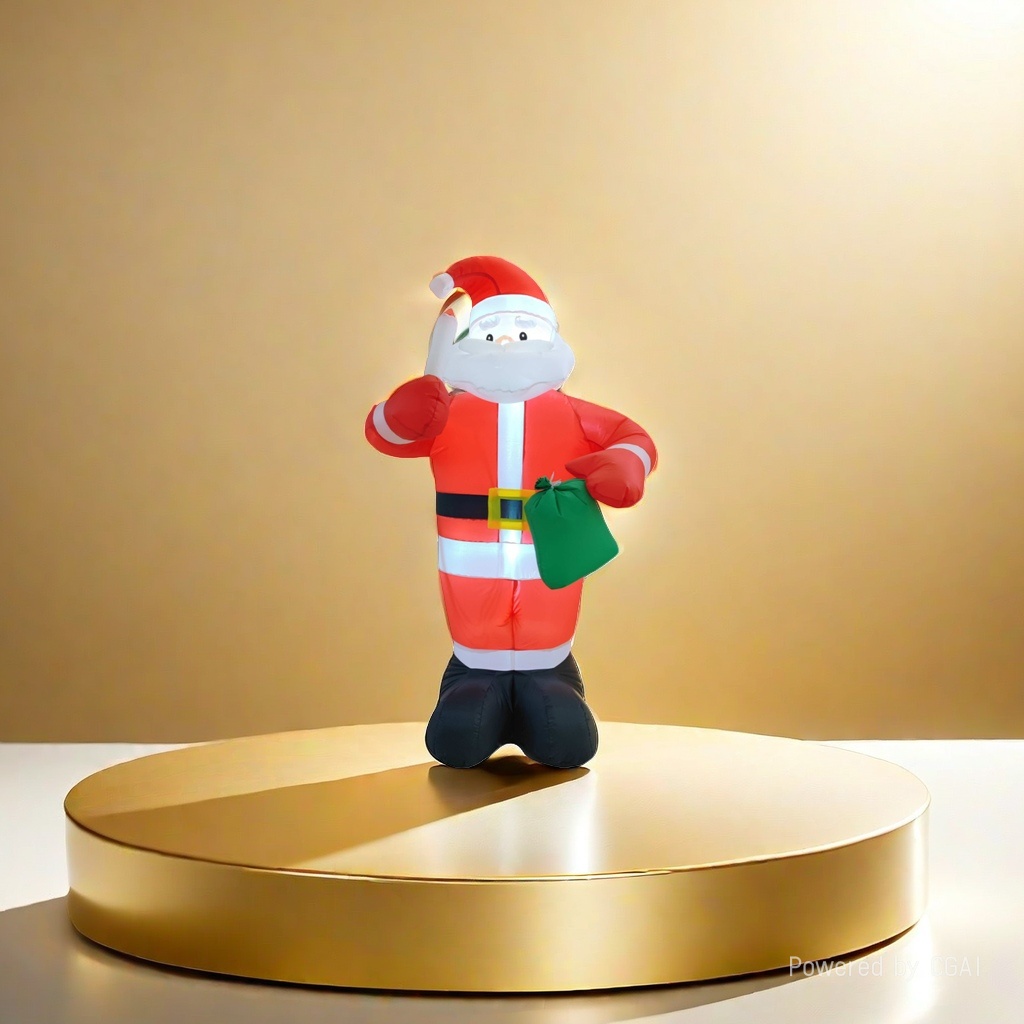 Cartoon Santa Claus inflatable doll Application Scenario