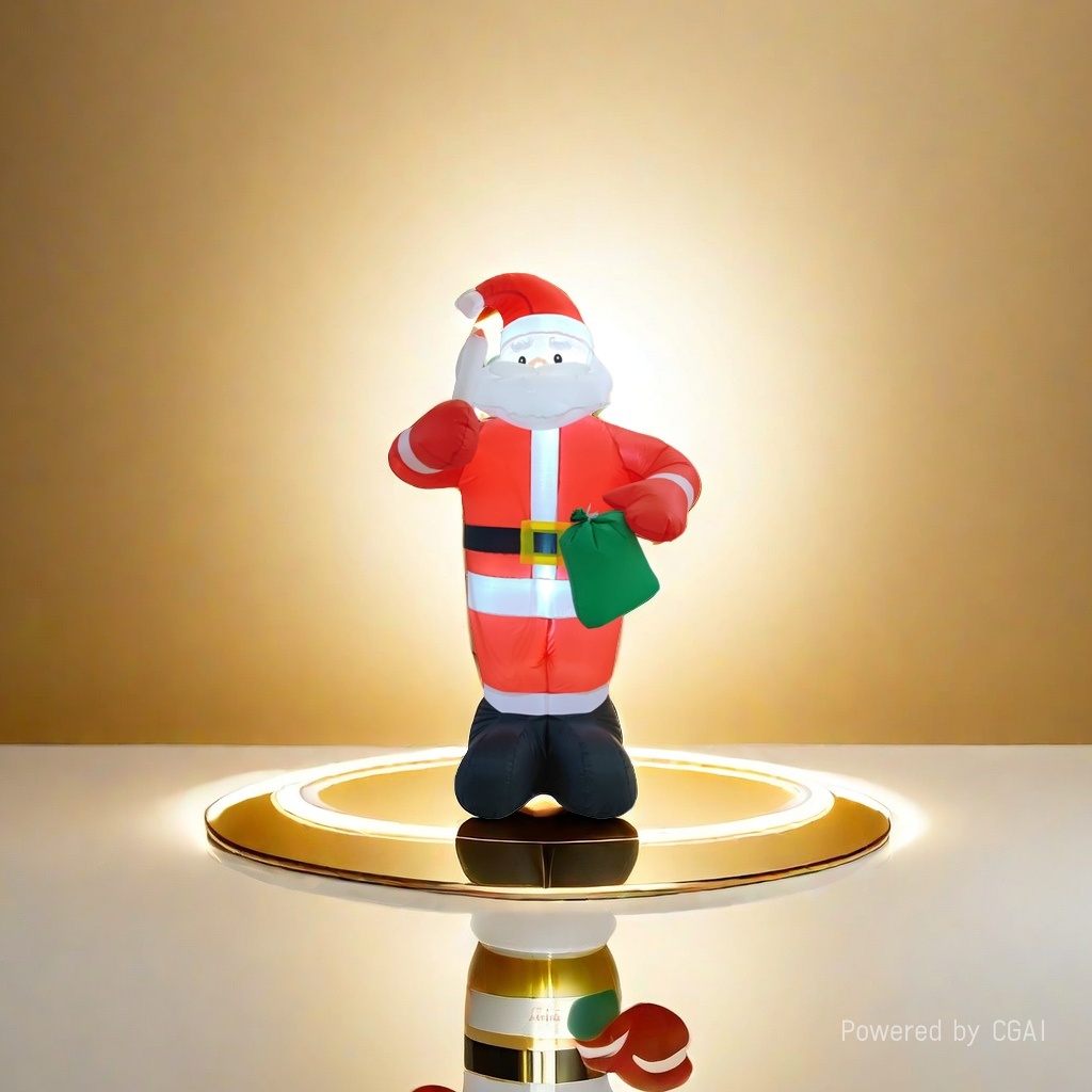 Cartoon Santa Claus inflatable doll 132519013