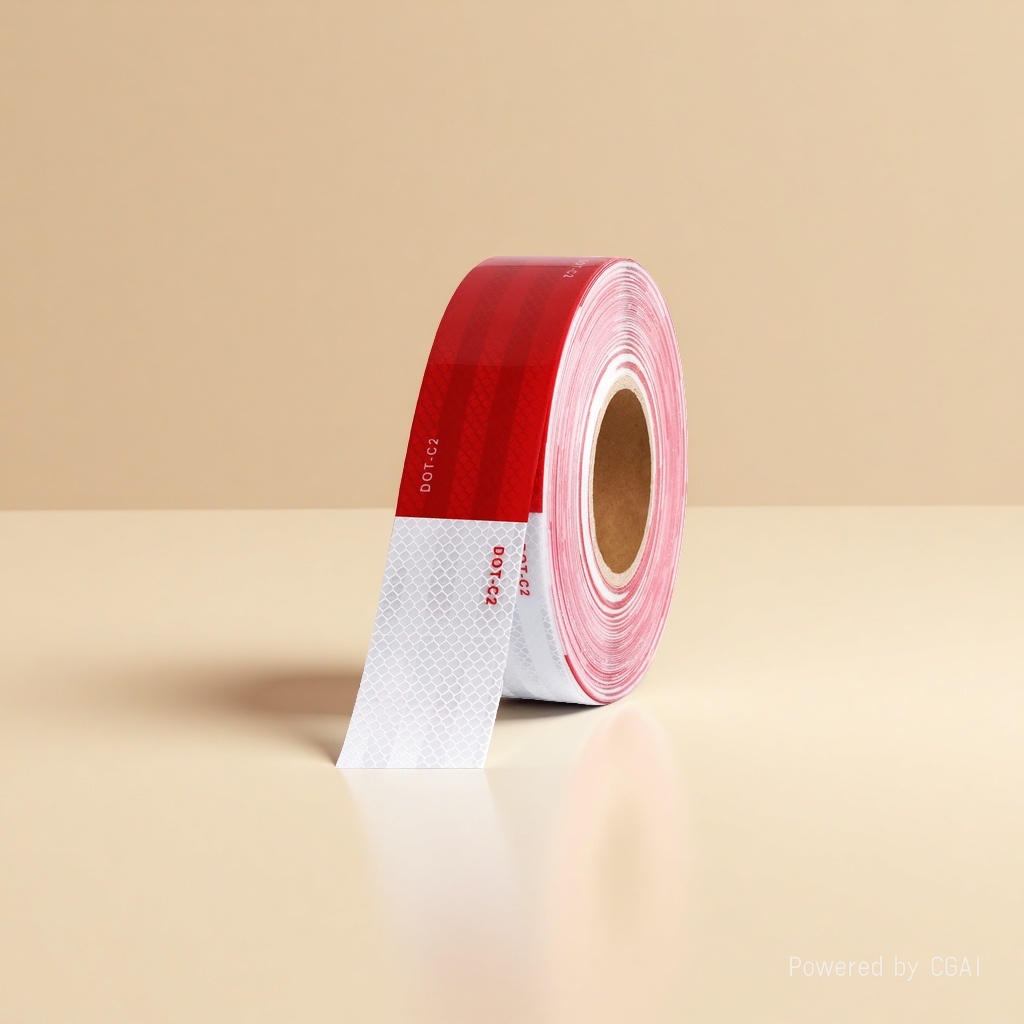 وضع علامات تدل على عكس الضوء على هيكل المركبة من طراز PVC تحذيرات أمنية Specification image