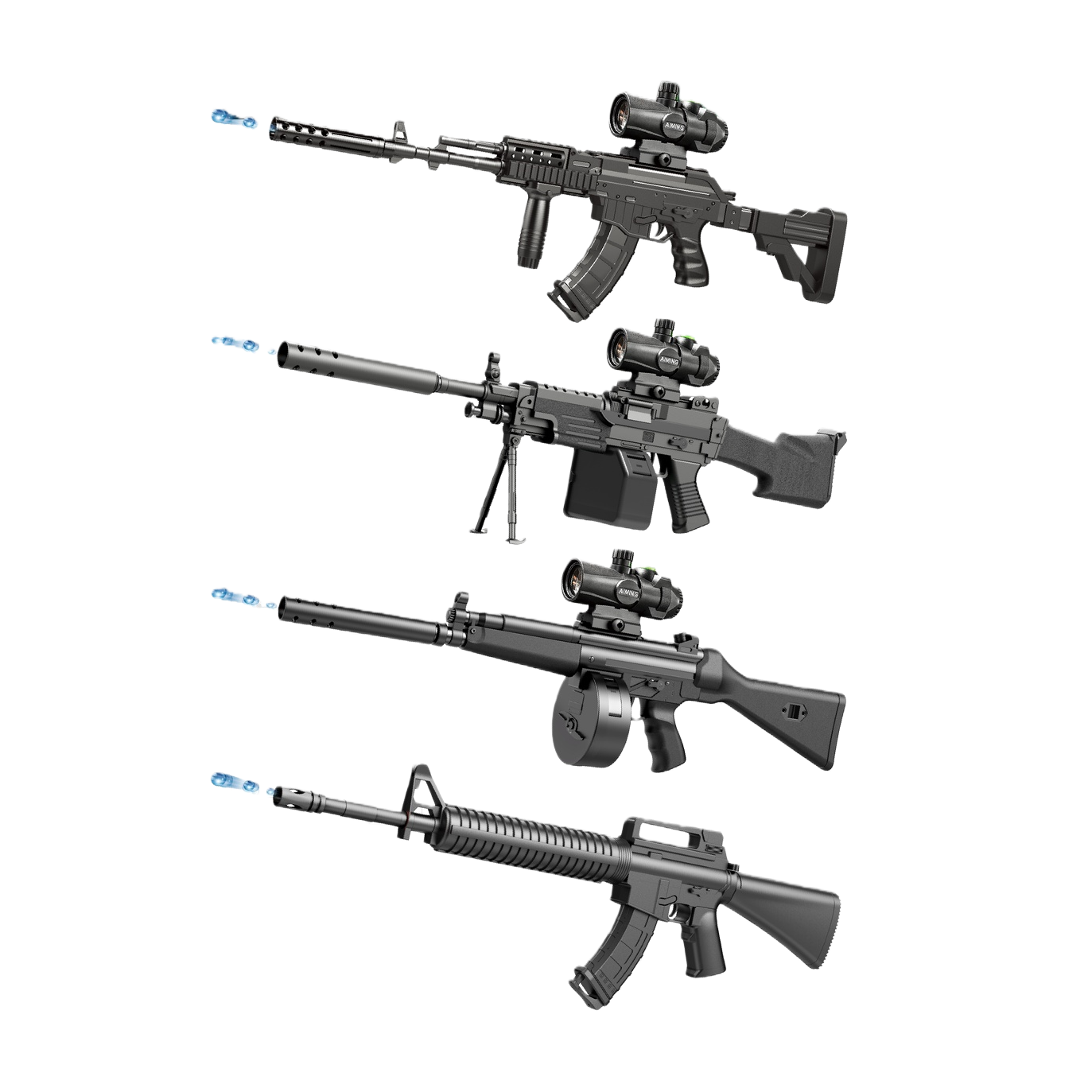 Delta Operation-themed model gun set Item Picture