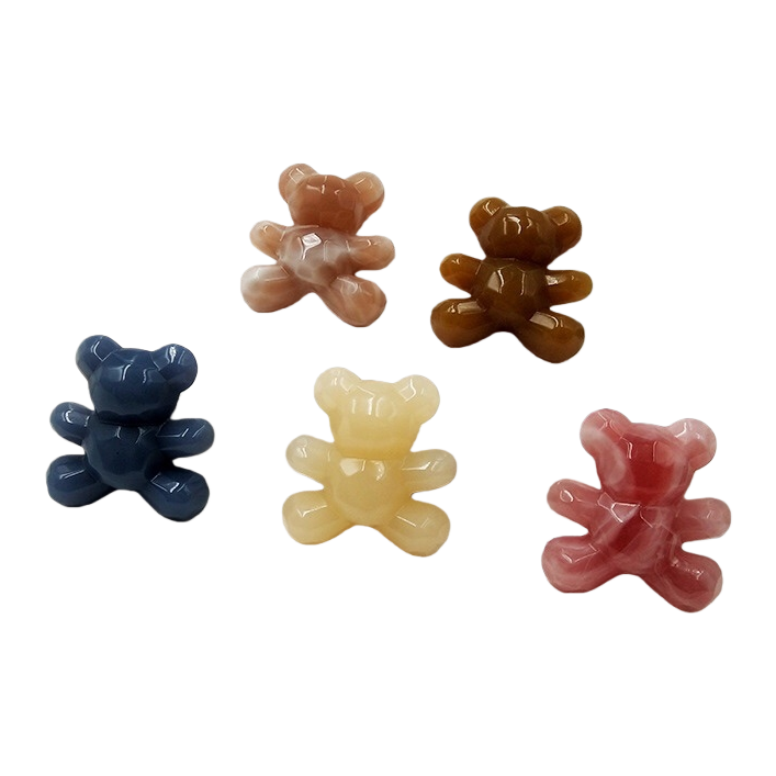 Autumn and winter new products: Acrylic Korean version bear bun hairstyle ins hair accessory, cute girl headband and hair band Item Picture
