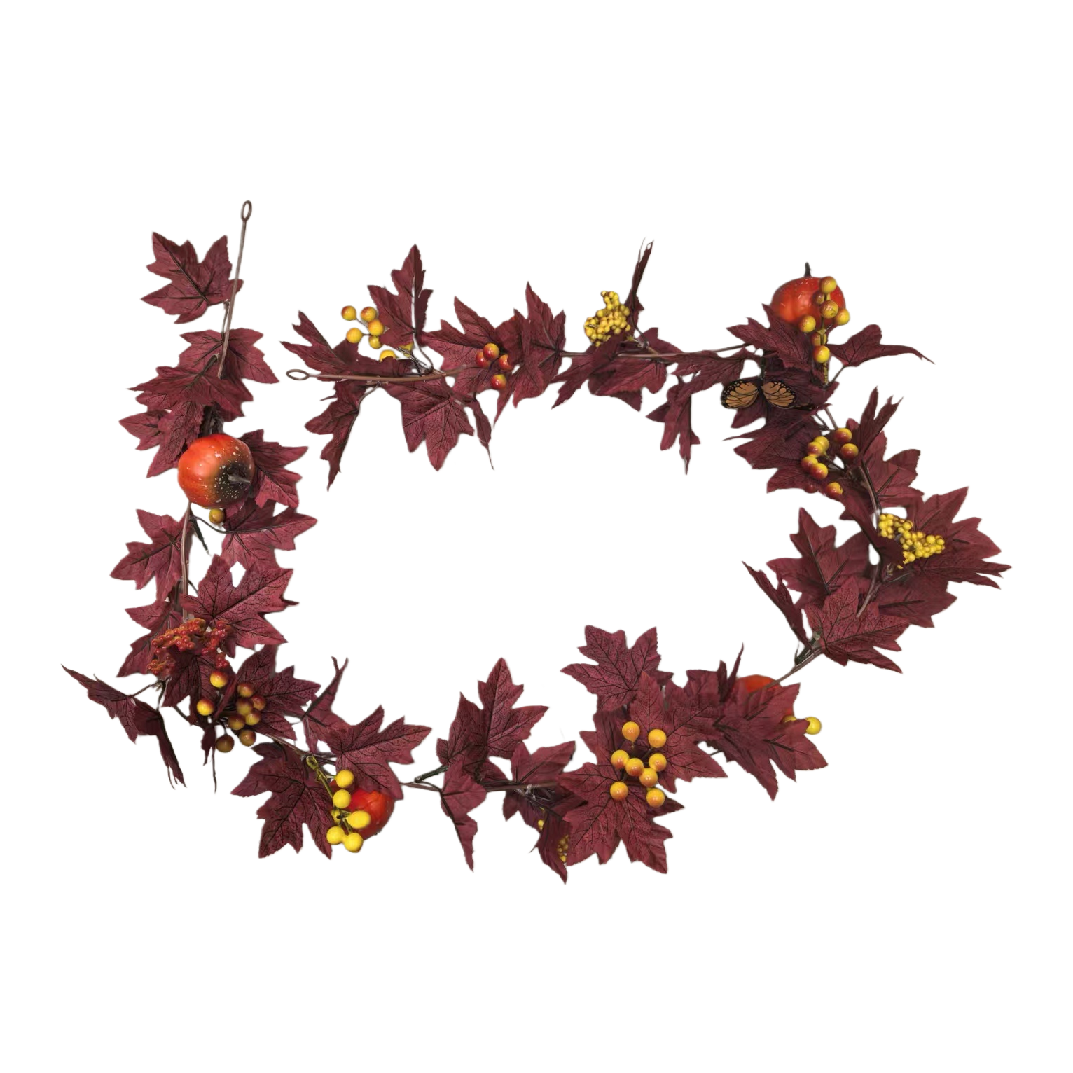 Autumn decorative garlands, artificial plastic flower figures, fake flowers Item Picture