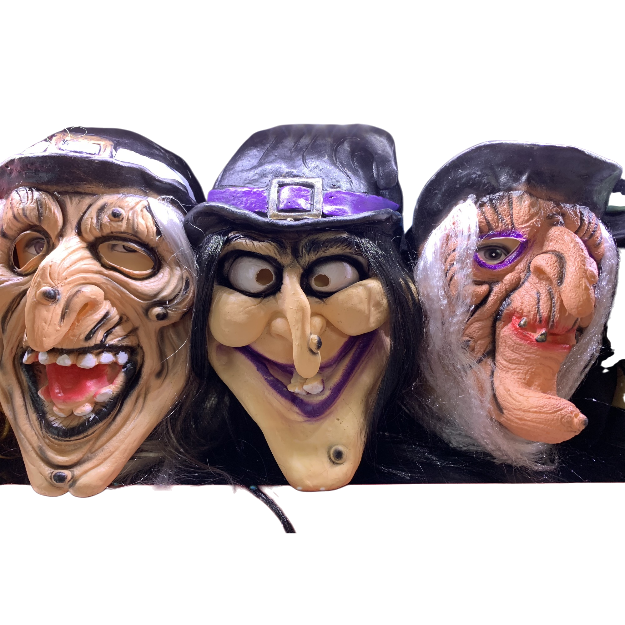 Pulp handmade Peking Opera mask Halloween Horror Green Hair Party Look 103407418