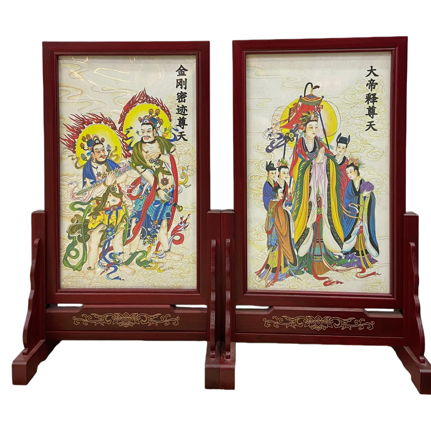 The manufacturer produces twenty-four camphor wood celestial ornaments, water and land painting decorative items, and Suzhou handcrafted silk fabric handicrafts Item Picture