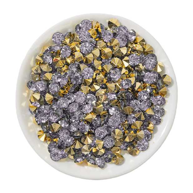 Epoxy pointed diamond bottom violet Item Picture