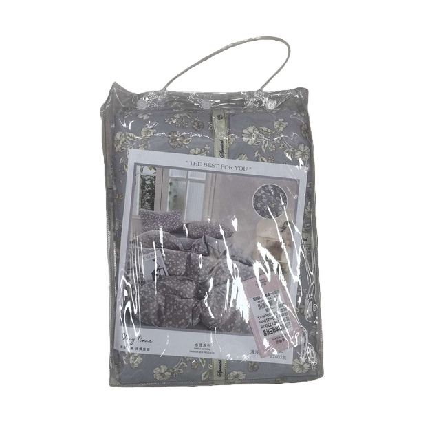 PE transparent flat bag, zipper bag, fresh-keeping bag, PVC six-zone packaging bag, special bag for bedding sets Item Picture