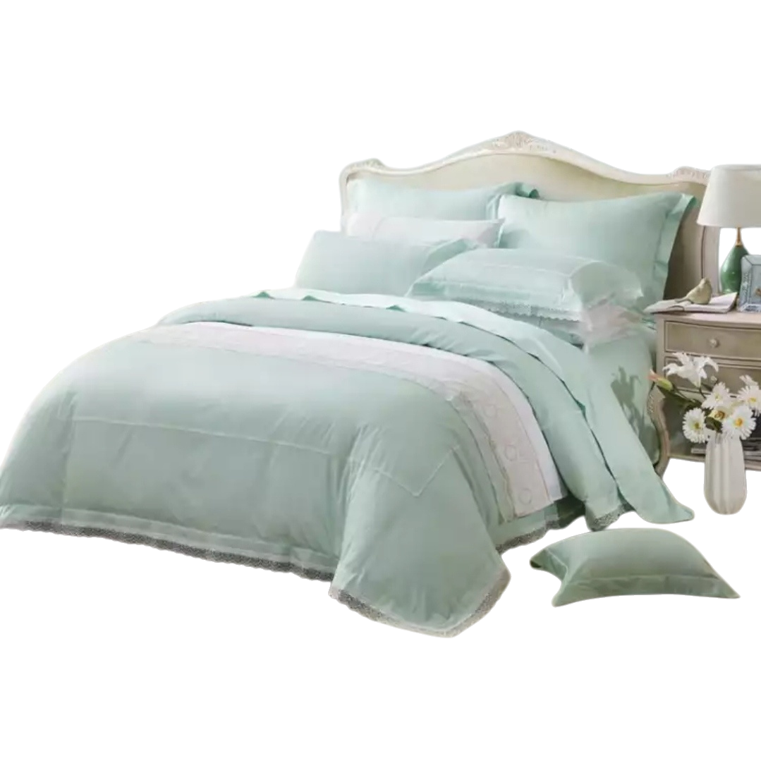 Wedding bedding set, four-piece bedding set 2026, wedding home textile furniture non-woven fabric Item Picture