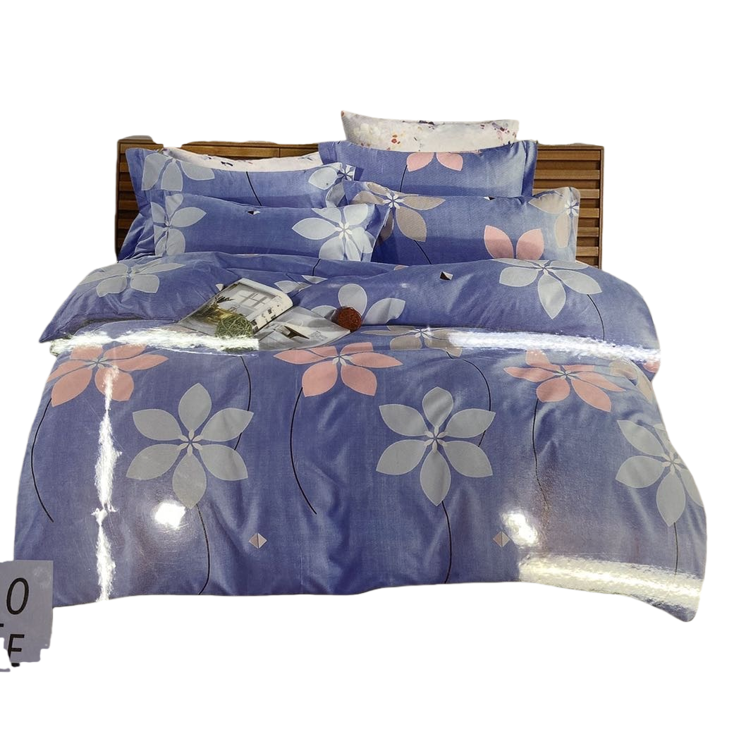 Pure cotton floral pattern bedding four-piece set, quilt bedding set, home textile Item Picture