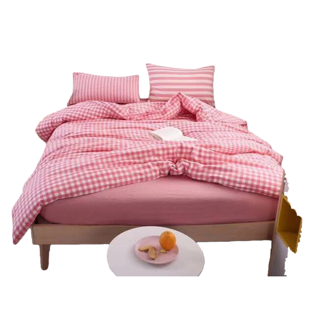 Simmons pink check bed set colchón esponja para personas mayores Item Picture