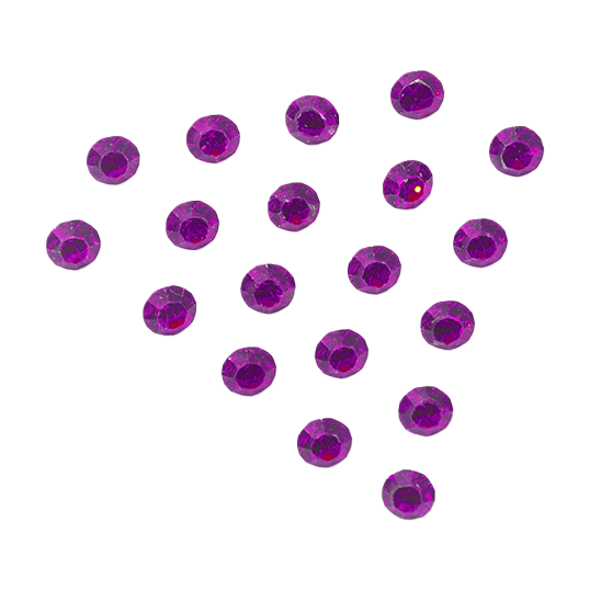 Epoxy pointed diamond silver base purple Item Picture